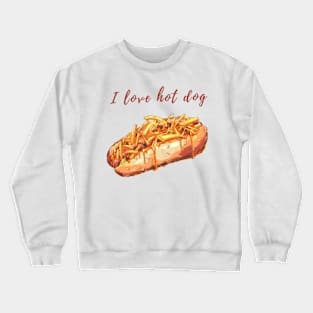 Hot dog Crewneck Sweatshirt